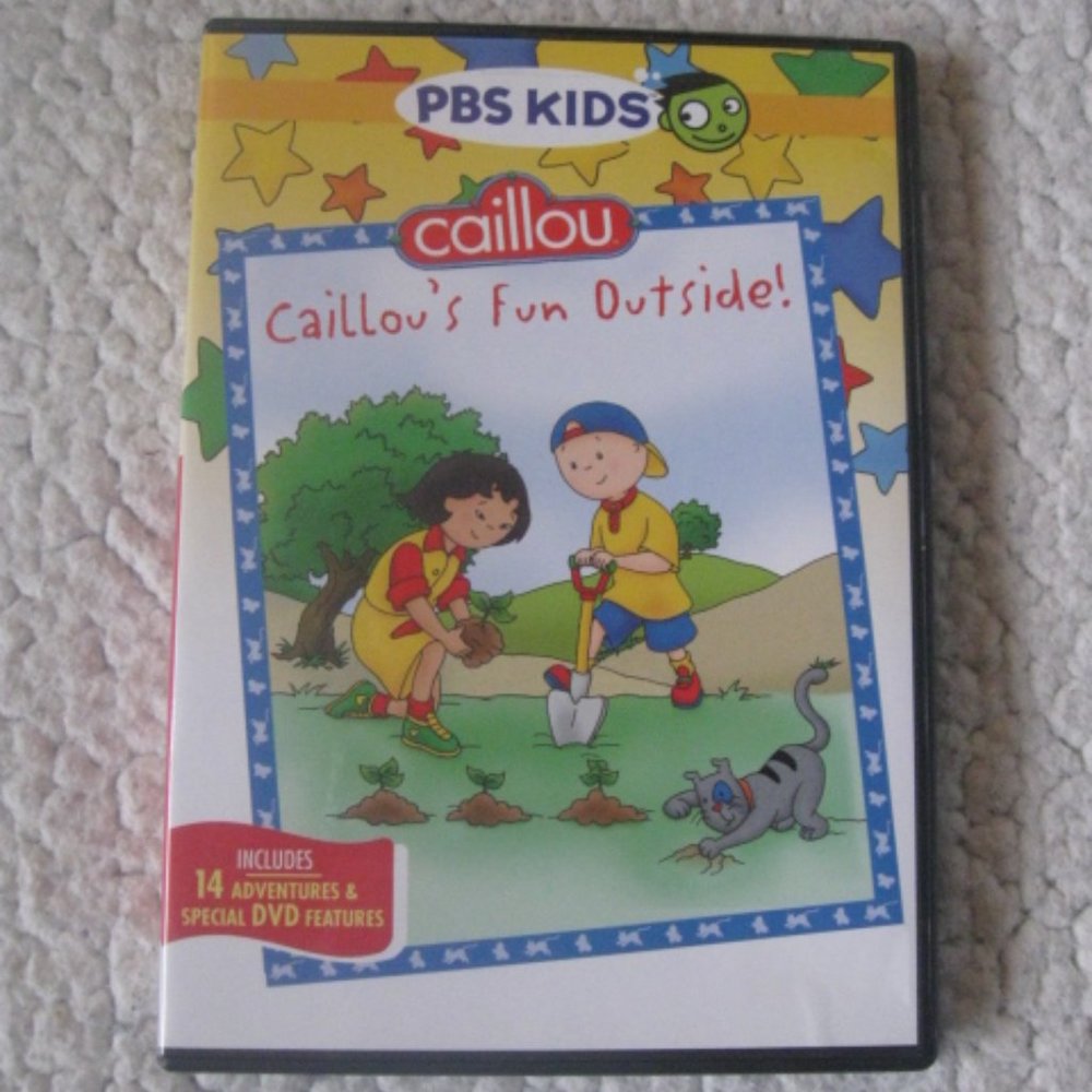 4/$15 PBS Kids Caillou's Fun Outside DVD